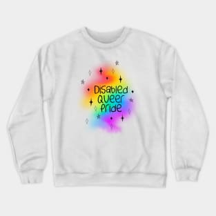 Disabled Queer Pride Crewneck Sweatshirt